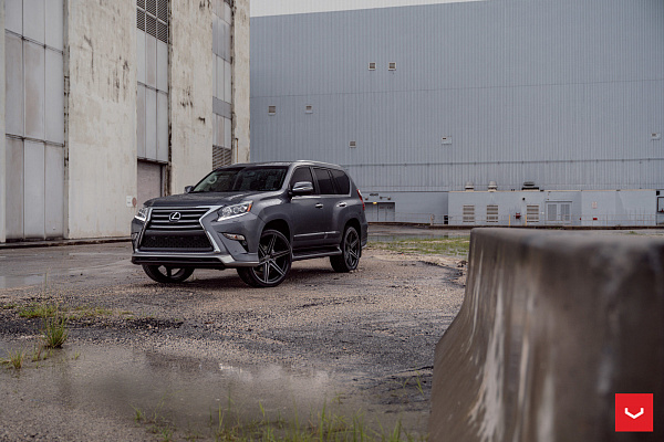Фото дисков Vossen HF6-2 Черный глянец на Lexus GX II