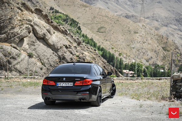 Фото дисков Vossen HF-1 Черный сатин на BMW 5/M5 (G30/F90)