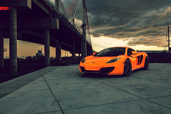 Фото дисков Anrky S3-X3 Черный сатин на McLaren 12C