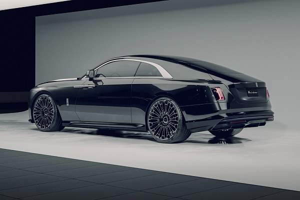 Фото дисков Brixton Forged LX01 Черный глянец на Rolls-Royce Spectre