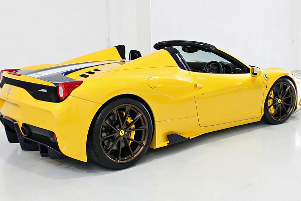 Фото дисков HRE P204 Сатиновая бронза на Ferrari 458