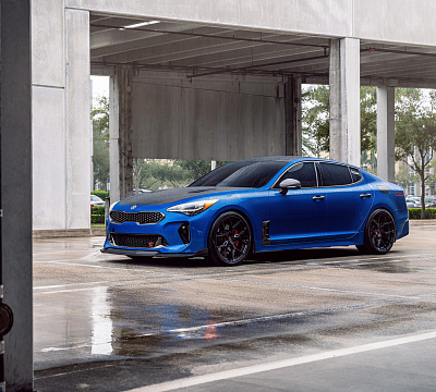 Фото дисков Vossen HF-5 на Kia Stinger