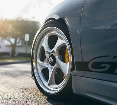 Фото дисков HRE 522 на Porsche Cayman III