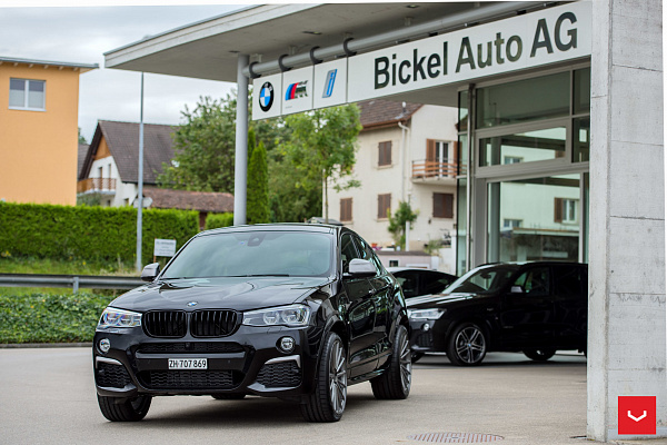 Фото дисков Vossen VFS-2 Глянцевый графит на BMW X4 (F26)