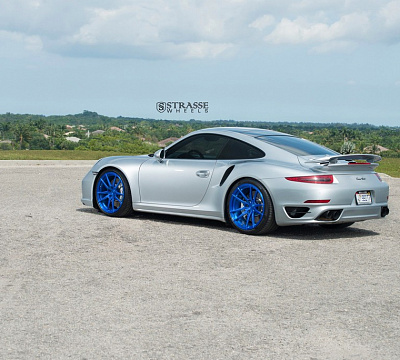 Фото дисков Strasse Wheels SV1 Deep Concave Monoblock на Porsche 911 VII