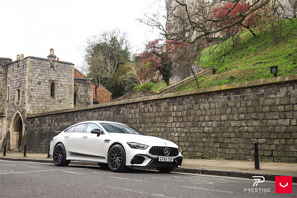 Фото дисков Vossen HF-2 Сатиновый графит на Mercedes-Benz AMG GT I