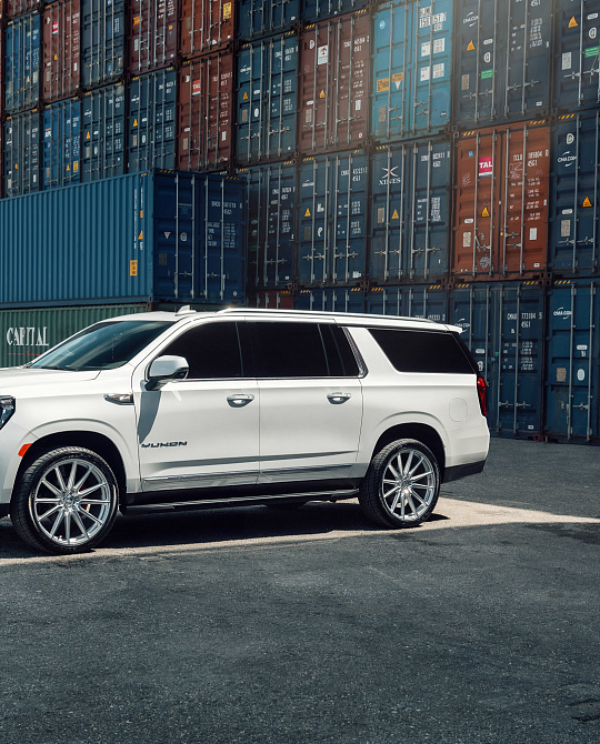 Фото дисков HF6-1 Серебро на GMC Yukon V