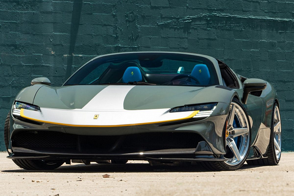 Фото дисков Anrky RS5.3 Полированный лак на Ferrari SF90