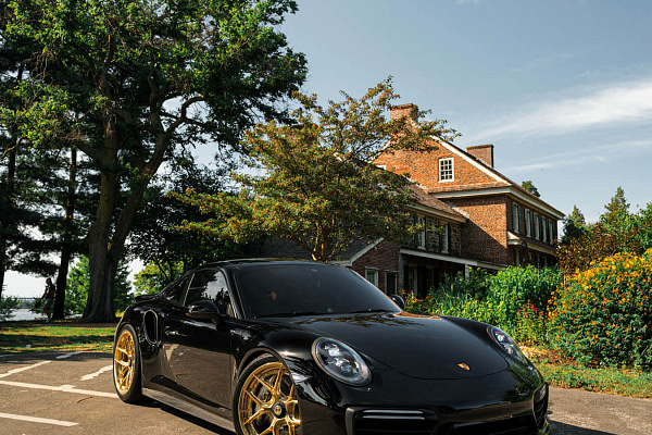 Фото дисков HRE S101SC Глянцевое золото на Porsche 911 VIII