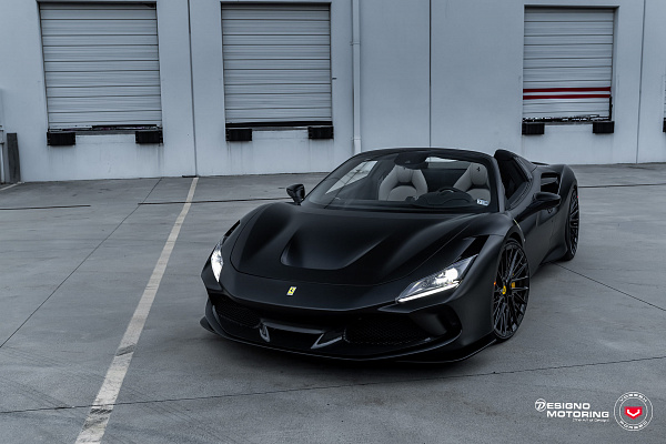 Фото дисков Vossen EVO-6T Черный глянец на Ferrari F8