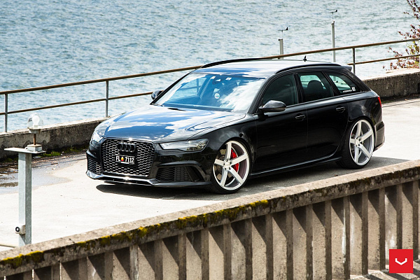 Фото дисков Vossen CV3 Серебро на Audi A/RS 6 (C7)