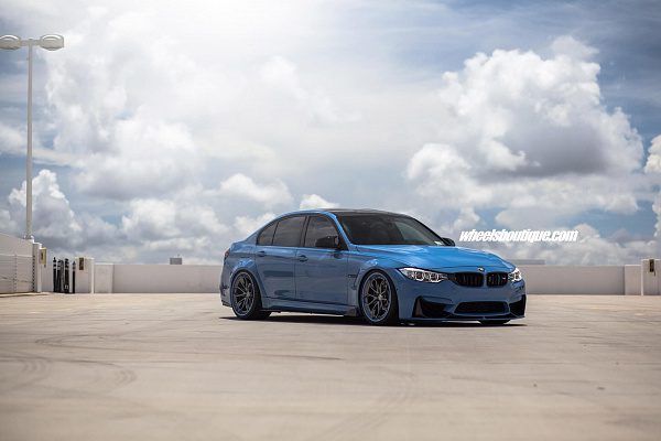 Фото дисков HRE S201 Сатиновый графит на BMW 3/M3 (F3x/F80)