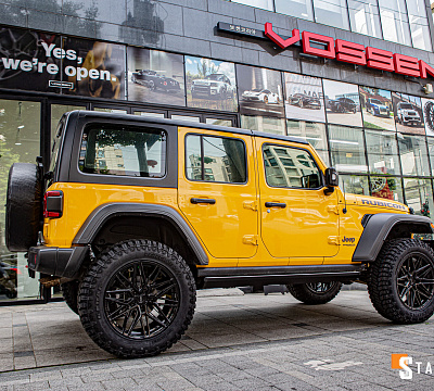 Фото дисков Vossen HF-7 на Jeep Wrangler IV (JL)