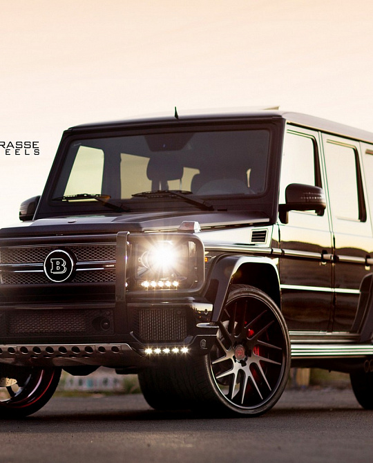 Фото дисков SM7T Deep Concave Черный сатин на Mercedes-Benz G-Class II