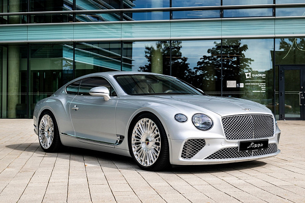Фото дисков Brixton Forged LX01 Глянцевый лак на Bentley Continental GT III