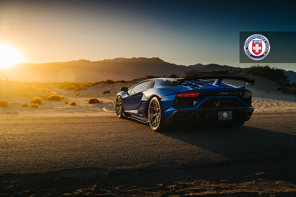 Фото дисков HRE S111SC Сатиновая темная медь на Lamborghini Aventador