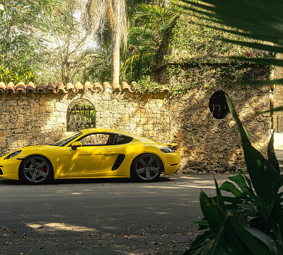 Фото дисков Vossen CG-210 на Porsche Cayman III