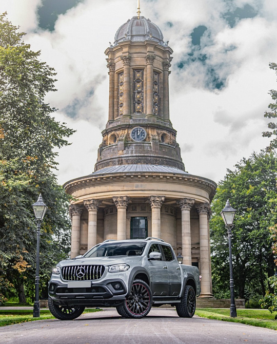 Фото дисков Kahn RS Черный сатин на Mercedes-Benz X-Class