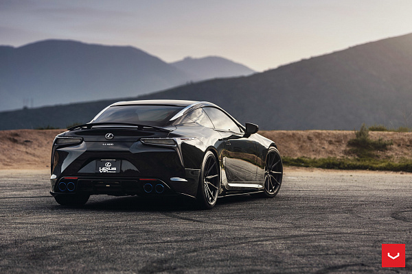 Фото дисков Vossen HF-3 Черный сатин на Lexus LC 500
