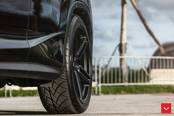Фото дисков Vossen HF-1 Черный сатин на Lexus RX IV
