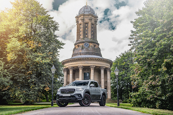 Фото дисков Kahn Kahn RS Черный сатин на Mercedes-Benz X-Class