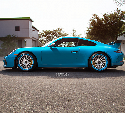 Фото дисков Strasse Wheels SV15T Deep Concave FS на Porsche 911 VII