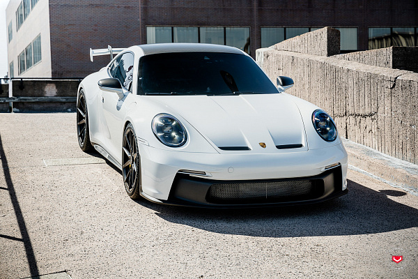 Фото дисков Vossen EVO-2 Черный сатин на Porsche 911 VIII