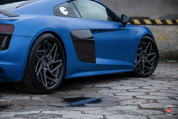 Фото дисков Vossen CG-209T (3-Piece) Сатиновый графит на Audi R8 (4S)