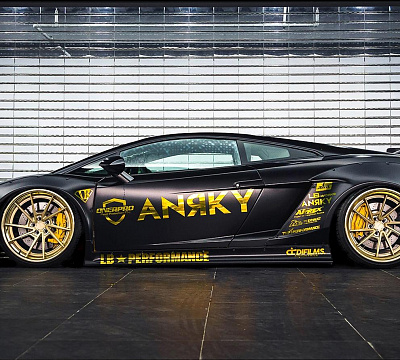 Фото дисков Anrky AN33 на Lamborghini Gallardo