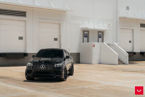 Фото дисков Vossen HF-7 Черный глянец на Mercedes-Benz GLE II