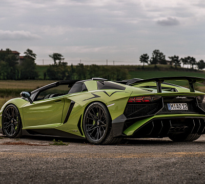 Фото дисков Vossen M-X6 на Lamborghini Aventador