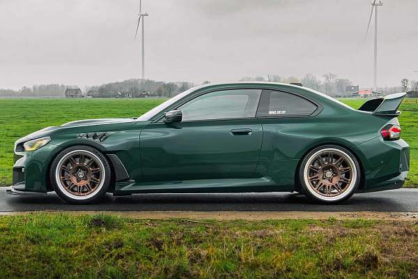 Фото дисков HRE 528 Глянцевая темная медь на BMW 2/M2 (G42/G87)
