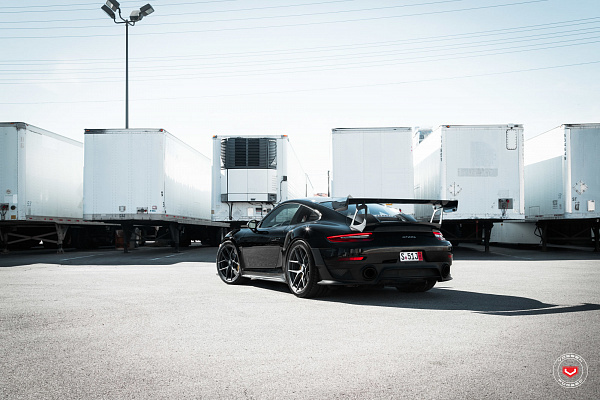 Фото дисков Vossen S21-01 Сатиновый графит на Porsche 911 VII