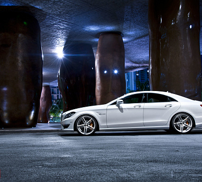 Фото дисков Vossen CV5 на Mercedes-Benz CLS (C218)
