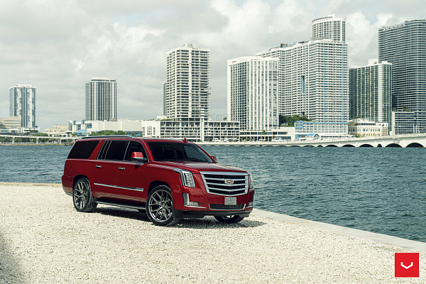 Фото дисков Vossen HF6-4 Матовый графит на Cadillac Escalade IV