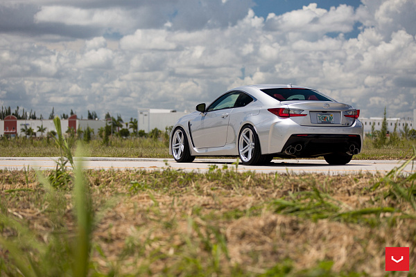 Фото дисков Vossen VFS-5 Серебро на Lexus RC