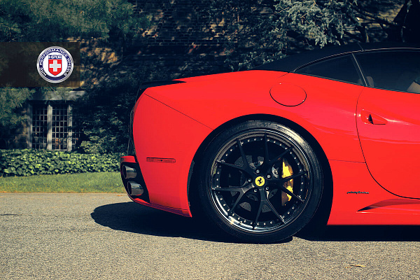 Фото дисков HRE S101 Черный сатин на Ferrari California