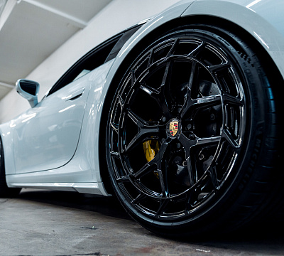 Фото дисков Vossen LC3-01T на Porsche 911 VIII