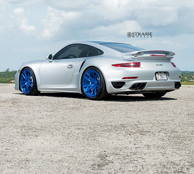 Фото дисков Strasse Wheels SV1 Deep Concave Monoblock на Porsche 911 VII