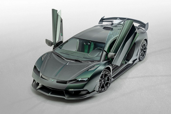 Фото дисков Mansory CV.7 Air C Черный сатин на Lamborghini Aventador