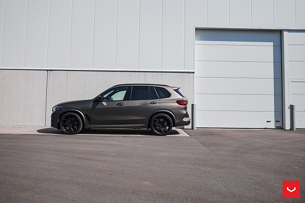 Фото дисков Vossen HF-5 Черный сатин на BMW X5/X5 M (G05/G18/F95)