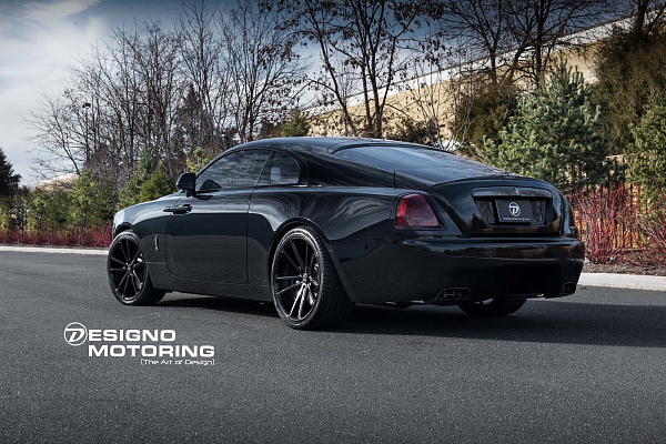 Фото дисков Vossen CG-203 Черный глянец на Rolls-Royce Wraith