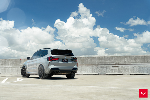 Фото дисков Vossen HF-7 Черный глянец на BMW X3/X3 M (G01/F97)
