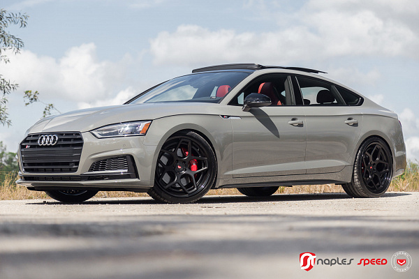 Фото дисков Vossen CG-205 (3-Piece) Черный сатин на Audi A/S/RS 5 (F5)