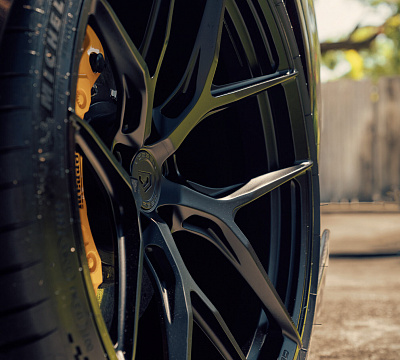 Фото дисков Vossen S21-01 на Ferrari 488
