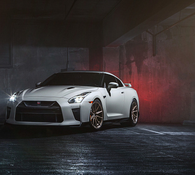 Фото дисков Vossen HF-3 на Nissan GT-R