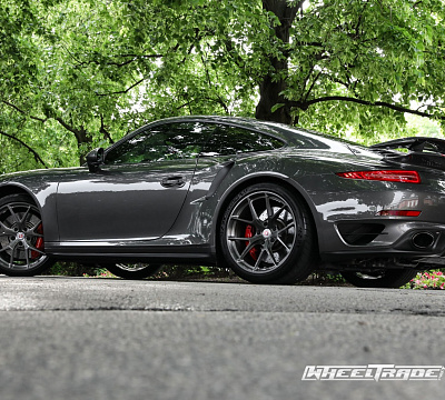 Фото дисков HRE P101 на Porsche 911 VII