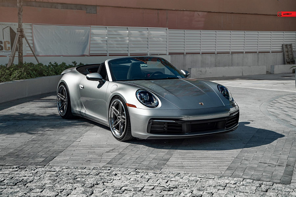 Фото дисков Anrky AN37 Глянцевый темный лак на Porsche 911 VIII