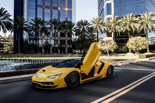 Фото дисков HRE 501 Черный сатин на Lamborghini Centenario