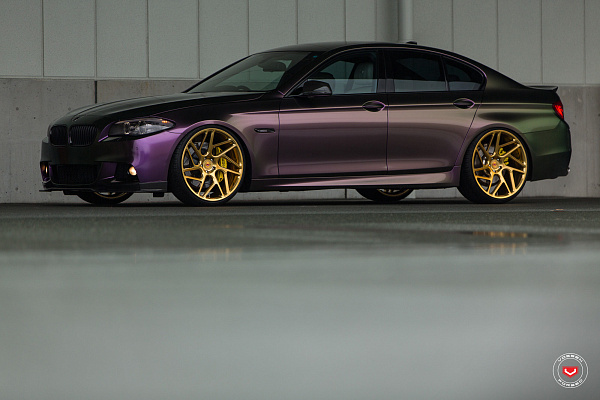 Фото дисков Vossen CG-209T Глянцевое золото на BMW 5/M5 (F10)